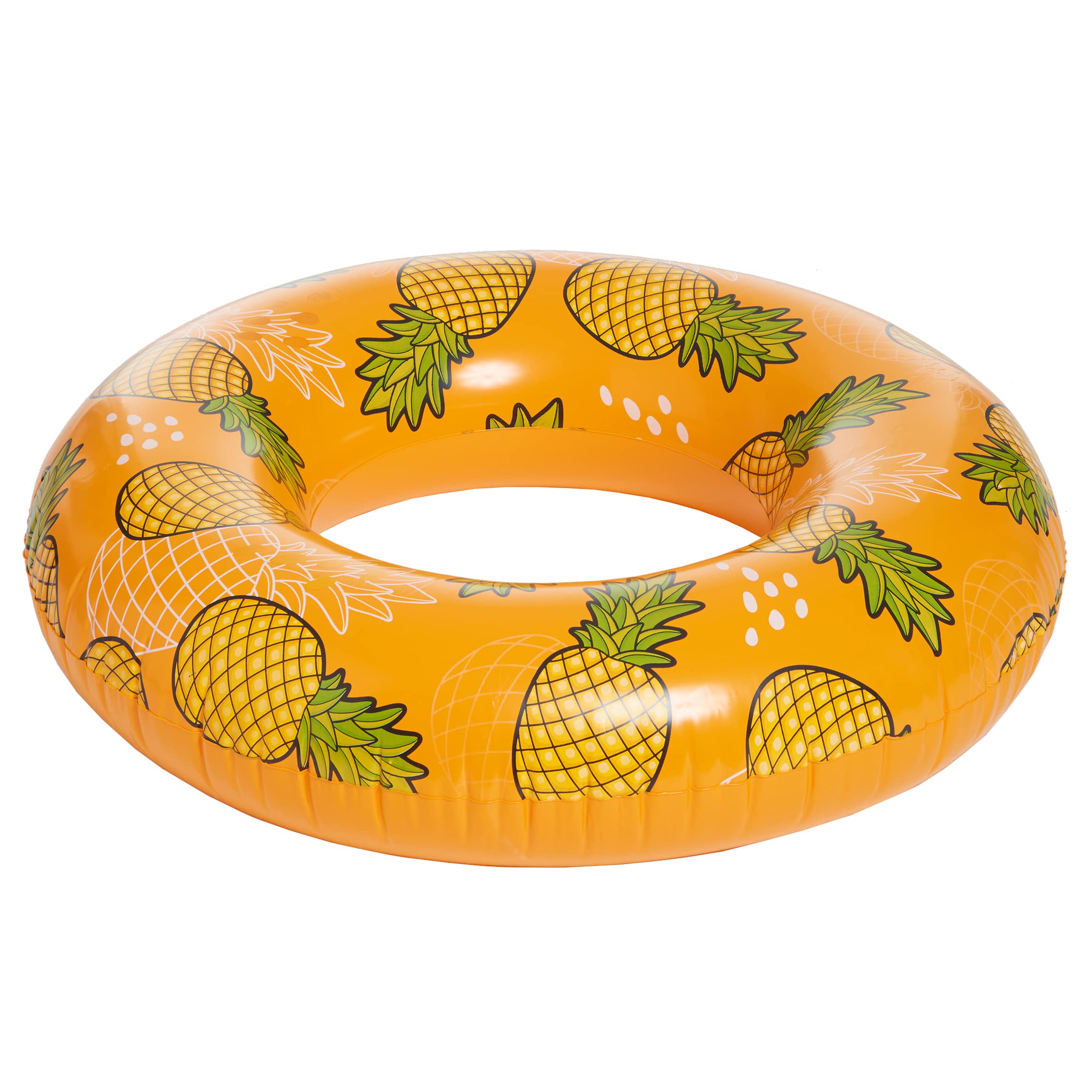 Swim Ring Seashells Inflatable Ride On Pool Toy Float – Rideable Blow Up Summer Beach Swimming Pool Toys – Pool Floaties Lounge for Summer